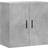 vidaXL 60x31x60cm Concrete Grey Vægskab 60x60cm