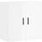 vidaXL 60x31x60cm High Gloss White Armario de Pared 60x60cm