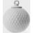 Lyngby Porcelæn Rhombe Light Grey Dekoration