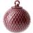 Lyngby Porcelæn Rhombe Bordeaux Dekoration