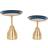 Esprit Blue Golden Nesting Table 40.5cm 2pcs