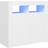 vidaXL 804328 White Skænk 80x75cm