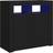 vidaXL 804329 Black Sideboard 80x75cm