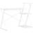 vidaXL 20287 White Skrivbord 50x116cm