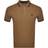 Fred Perry Twin Tipped Polo Shirt - Shaded Stone/Burnt Tobacco/Black