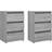 vidaXL Engineered Wood Grey Sonoma Sängbord 35x40cm 2st