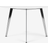 Montana Furniture JW120 White Silk Laminate Matbord 120cm