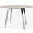 Montana Furniture JW120 White Oak Matbord 120cm