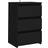 vidaXL Bed Cabinet Black Sengebord 35x40cm
