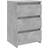 vidaXL Bed Cabinet Concrete Grey Bedside Table 35x40cm