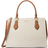 Michael Kors Marilyn Large Logo Satchel - Vanilla/Brown