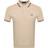 Fred Perry Twin Tipped Polo Shirt - Oatmeal Beige/Nutflake Brown/Field Green