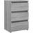 vidaXL Bed Cabinet Grey Sonoma Sängbord 35x40cm