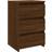 vidaXL Bed Cabinet Brown Oak Sängbord 35x40cm