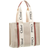 Chloé Medium Wood Tote Bag - White/Brown