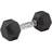 Master Fitness Rubber Chrome Hex Dumbbell 7kg