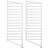 String Gavle Gulv Galvanized Reolsystem 2stk