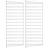 String Wall Grey Hyllsystem 30x75cm 2st