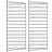 String Gavle Sorte Reolsystem 2stk