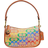 Coach Swinger In Rainbow Signature Canvas - Brass/Tan Hazelnut Multi