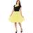 Bristol Novelty 50s Flourescent Yellow Rock n' Roll Skirt