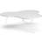 Swedese Flower Ash White Glazed Soffbord 107x114cm