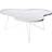 Swedese Flower White Lacquered Coffee Table 107x114cm