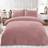 Brentfords Teddy Fleece Påslakan Rosa (200x135cm)