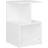 vidaXL Engineered Wood White Sengebord 35x35cm