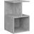 vidaXL Engineered Wood Concrete Grey Bedside Table 35x35cm