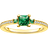 Thomas Sabo Charming Ring - Gold/Green/Transparent