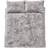 Catherine Lansfield Cuddly Duvet Cover Grey, Silver (200x135cm)