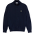 Lacoste Men's High-Neck Organic Zip-Up Sweater - Navy Blue