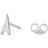 Design Letters Archetype Stud Earring - Silver