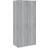 vidaXL 800627 Grey Sonoma Garderob 80x180cm