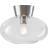 Belid Bullo Aluminium/Clear Glass Ceiling Flush Light 27cm