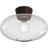 Belid Bullo Oxid/Clear Ceiling Flush Light ∅ 27cm