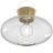 Belid Bullo Brass/Clear Glass Takplafond ∅ 27cm