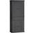 Homcom Freestanding Kitchen Black Storage Cabinet 76.2x183cm