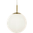 Aneta Opal Brass / Gold Pendellampa ∅ 30cm