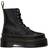 Dr. Martens Jadon Zip Milled Nappa Leather Platform Boots - Black