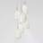 Nuura Anoli 6 Gold & Opal White Pendant Lamp 46.5cm