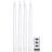 Star Trading Flamme White LED-lys 28.5cm 4stk