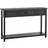 Nordal Vintage Black Konsolbord 33x122cm