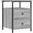 vidaXL Cabinet Engineered Gray Sonoma Oak Bedside Table 44x45cm