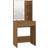 vidaXL 60x40x140cm Brown Oak Sminkbord 40x60cm