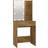 vidaXL 60x40x140cm Smoked Oak Toiletbord 40x60cm