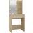 vidaXL 60x40x140cm Sonoma Oak Toiletbord 40x60cm
