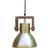 PR Home Ashby Single Gold Pendant Lamp 19cm