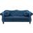Beliani Skien Navy Blue Soffa 200cm 3-sits